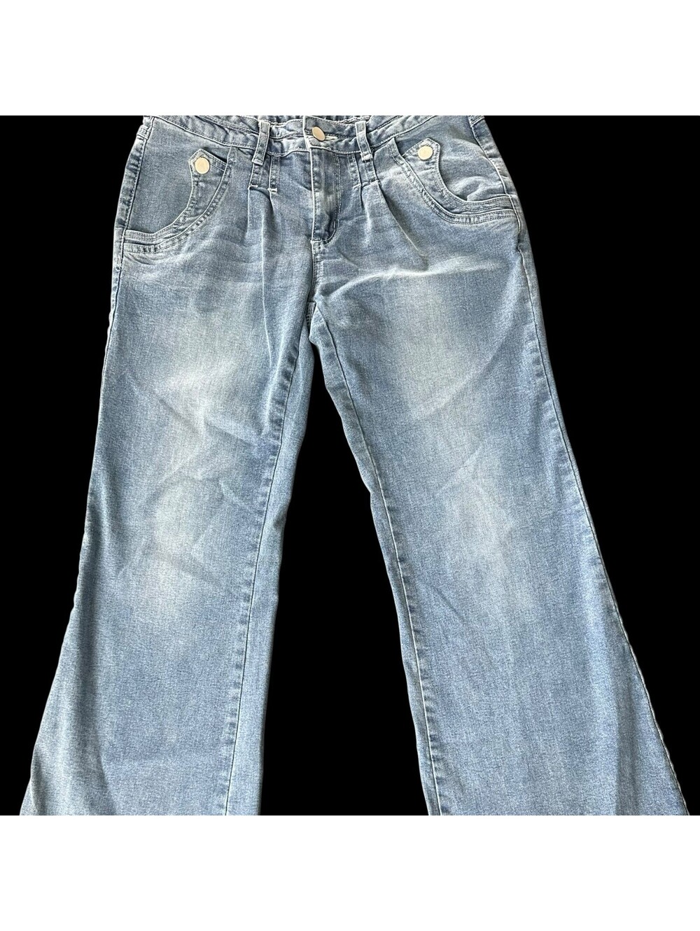 Flamingals Bootcut Wide Leg Jeans. Womens Sz Lg Ex Condition